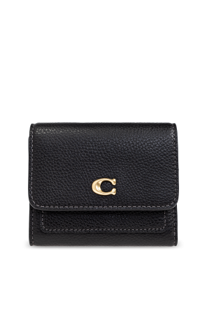 ブラック☆Middle Leather Wallet FH Black Mid-Length Wallet